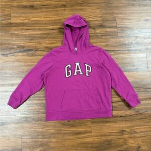 GAP Magenta Pullover Hoodie with Logo